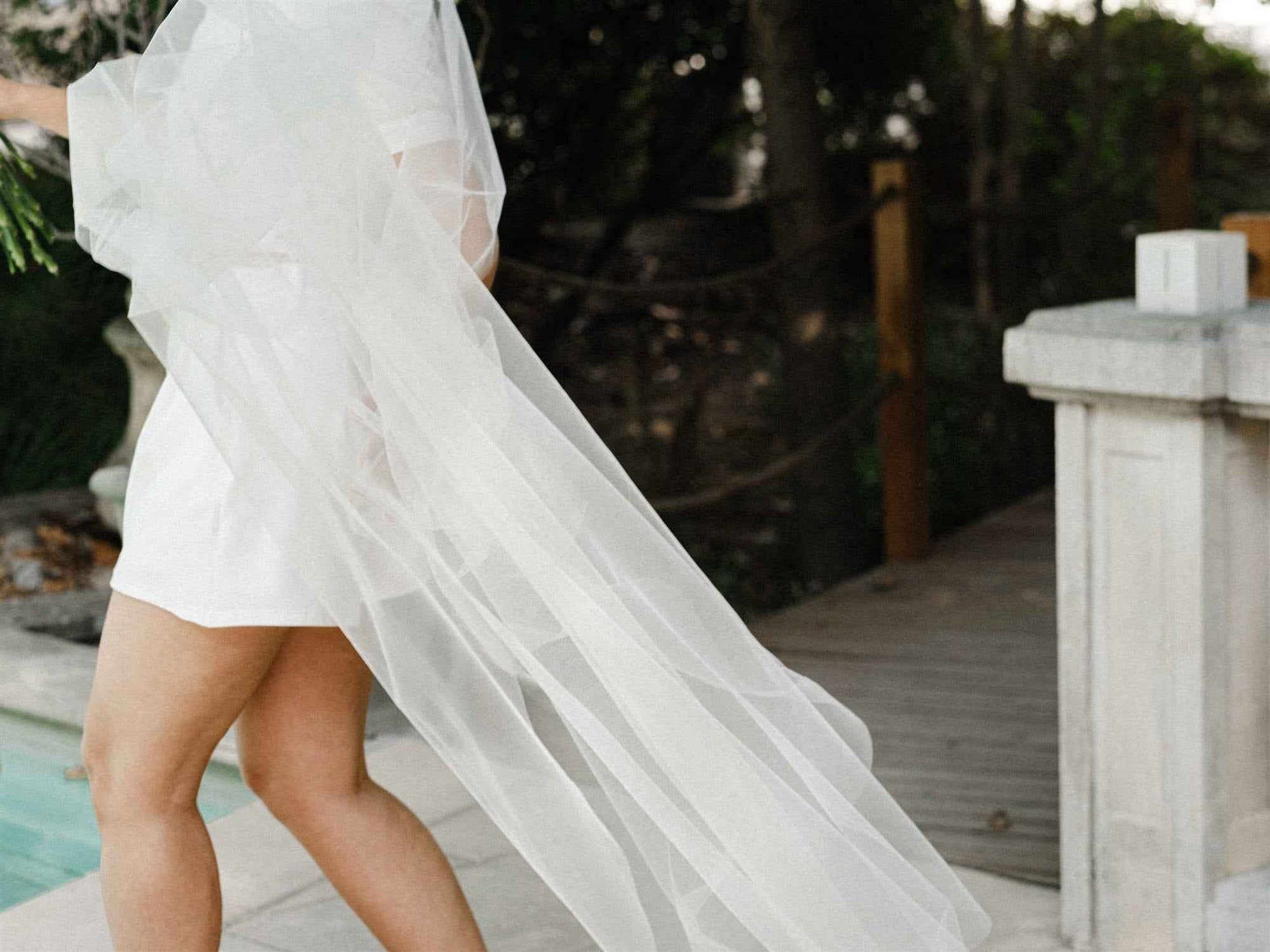 Voile de mariée uni