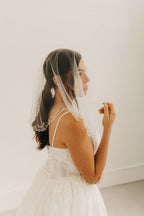 Voilette brodée mariée - MANON PONSON