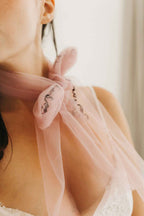 Ruban multi-usage en tulle brodé