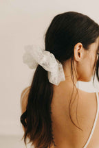 Chouchou large en dentelle