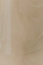 Voile long – Signes du zodiaque et étoiles brodés