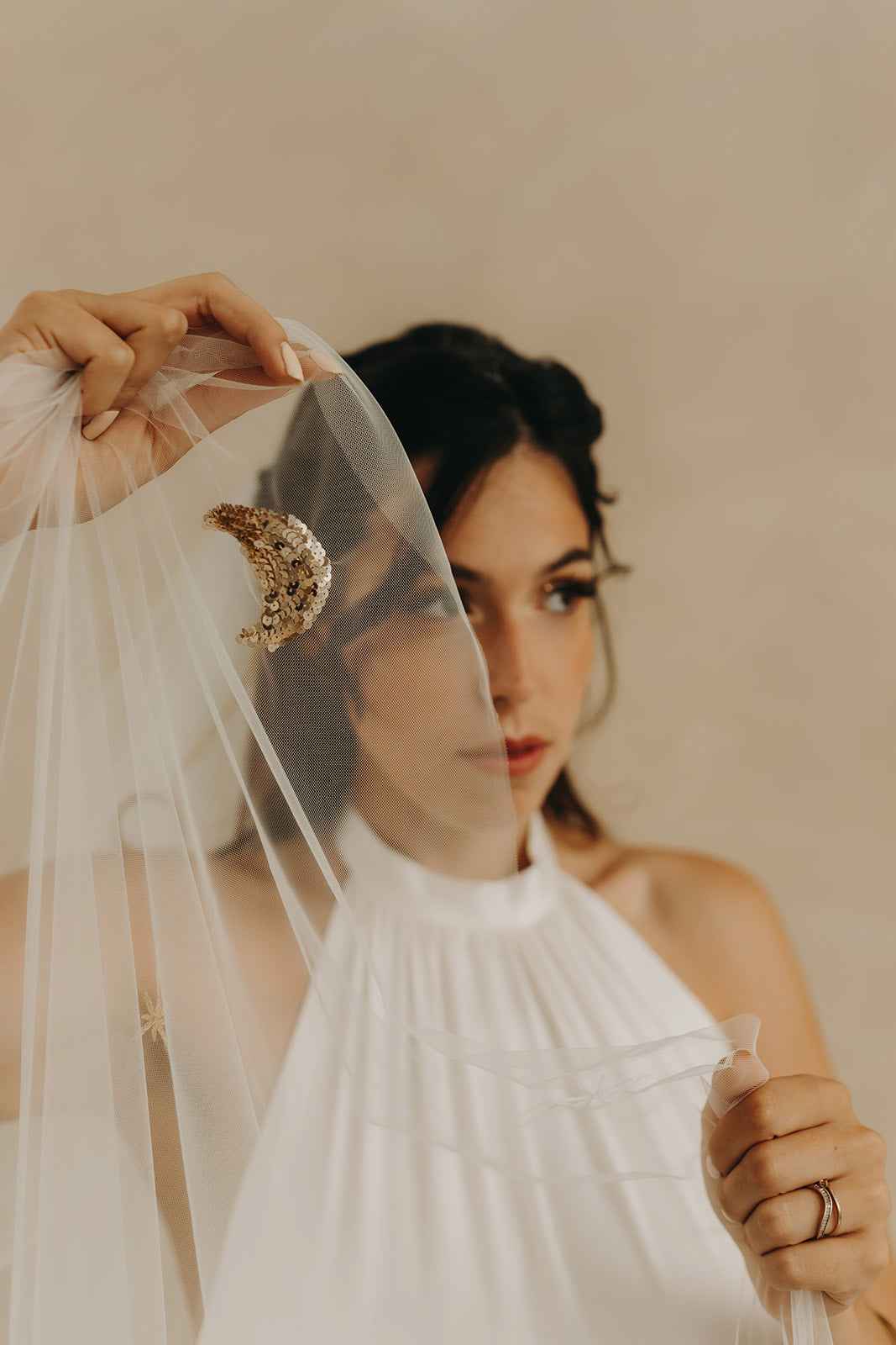Voile  – Motifs lunes, étoiles et soleils