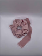 Lot chouchou et ruban bouquet personnalisés – Broderie sur mesure