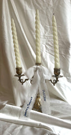 Ruban mariage brodé – Personnalisable & brodé à la main (les deux côtés brodés)