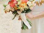 Ruban mariage brodé – Personnalisable & brodé à la main (un côté brodé)