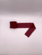 Ruban mariage brodé – Personnalisable & brodé à la main (un côté brodé)