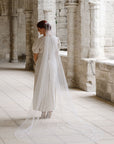 Voile de mariée en tulle avec perles brodées