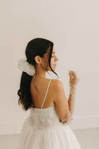 Chouchou large en dentelle