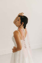 Ruban multi-usage en tulle brodé