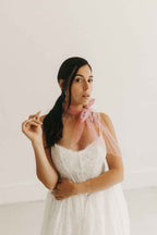 Ruban multi-usage en tulle brodé