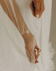 Voile long  – Signes du zodiaque et étoiles brodés