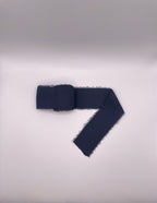 Ruban mariage brodé – Personnalisable & brodé à la main (un côté brodé)