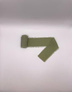 Ruban mariage brodé – Personnalisable & brodé à la main (un côté brodé)